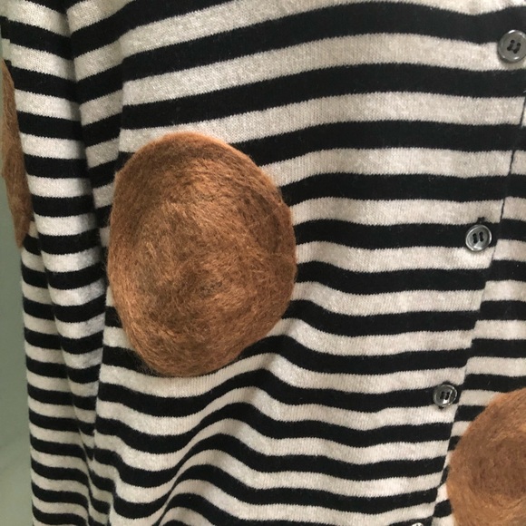 NWT Italian Cashmere Blend Striped Sweater - Picture 5 of 5